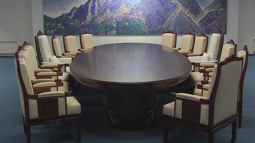 Nhìn gần phòng họp đặc biệt của hội nghị thượng đỉnh liên Triều