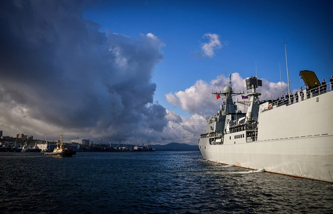 Chiến hạm của Nga. (Nguồn: TASS)