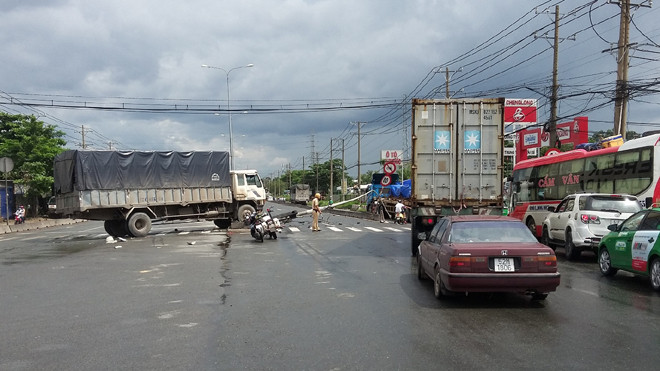 Hiện trường tai nạn.