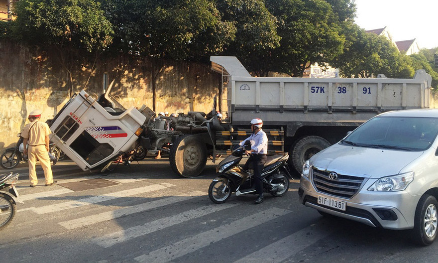 Hiện trường vụ việc.