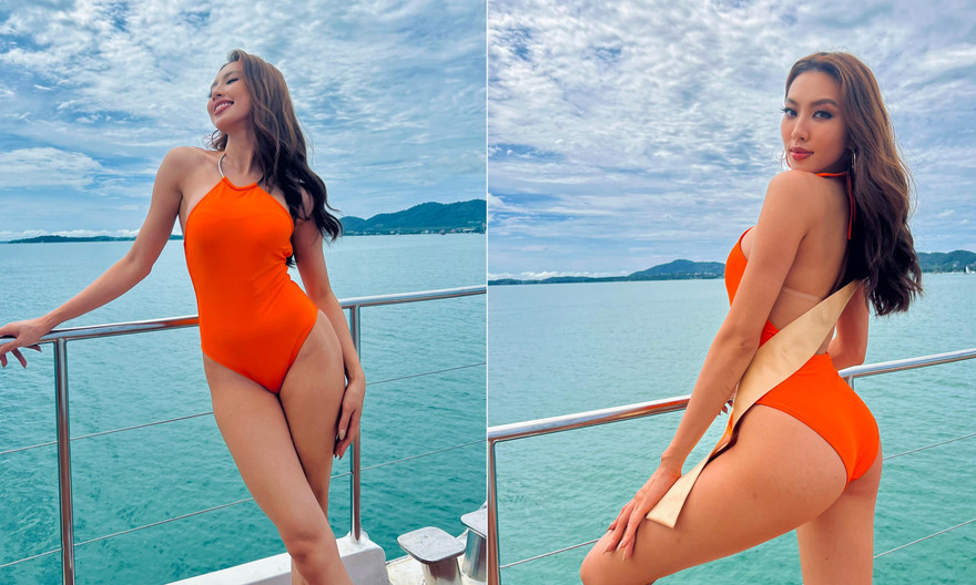 Bị ngộ độc trước giờ thi, Thùy Tiên vẫn ‘đốt cháy’ sân khấu Miss Grand trong phần thi áo tắm