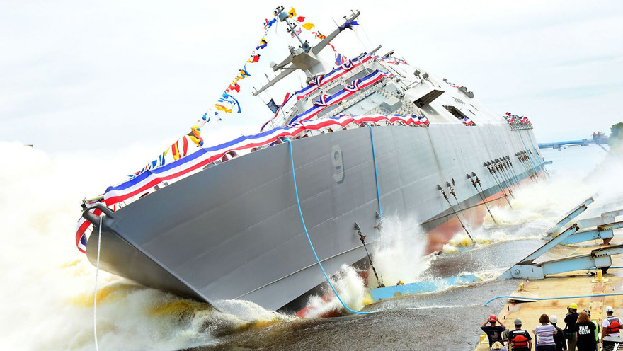 Mỹ hạ thủy chiến hạm cận bờ USS Little Rock (LCS-9)