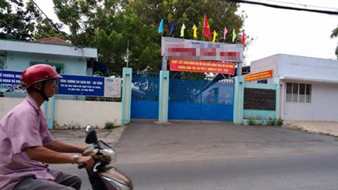 Trường tiểu học L.T.V, quận Thủ Đức, TPHCM.