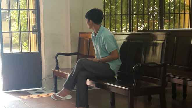 Bị cáo Tâm tại phiên tòa