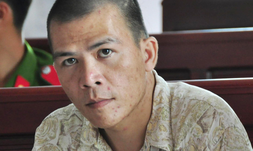 Bị cáo Chung tại tòa.