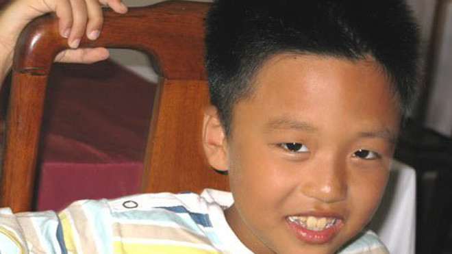 Cậu bé Vũ Tuấn Kiệt 