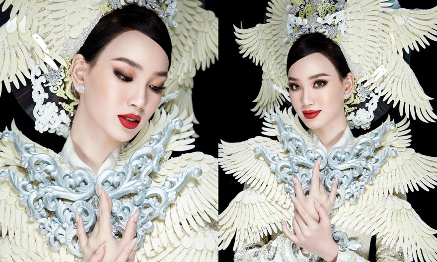 Dù không được hải quan Ai Cập trả đồ, Ái Nhi vẫn toả sáng khi diễn trang phục dân tộc