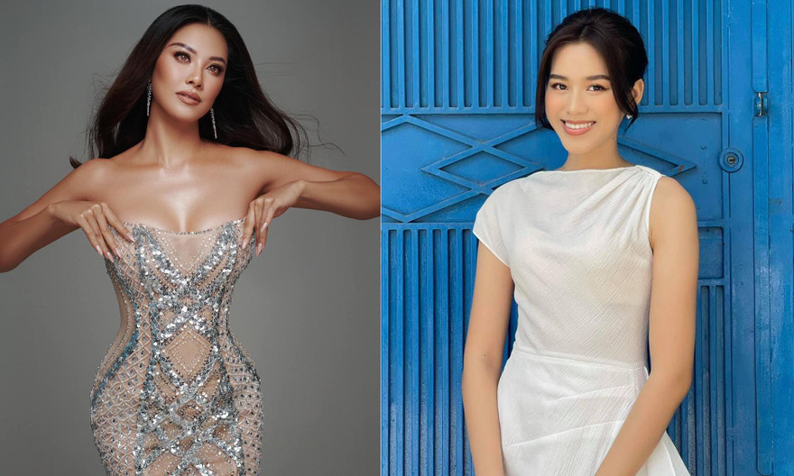 Đỗ Thị Hà diện váy lệch vai quyến rũ, Kim Duyên mặc váy cúp ngực nóng bỏng 