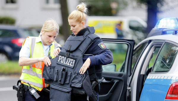 An ninh Đức được duy trì ở mức độ cao. Ảnh: AP