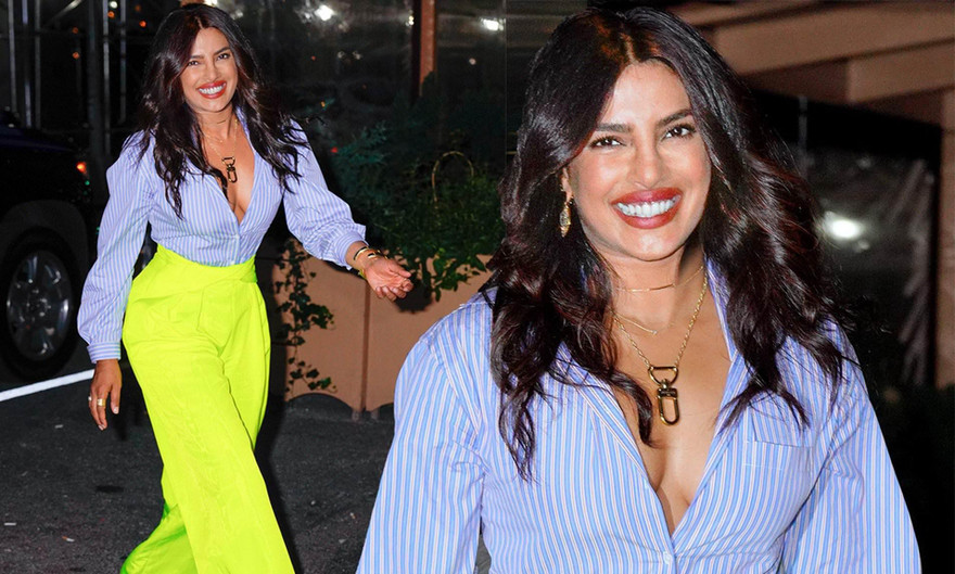 Hoa hậu Priyanka Chopra diện mốt không nội y