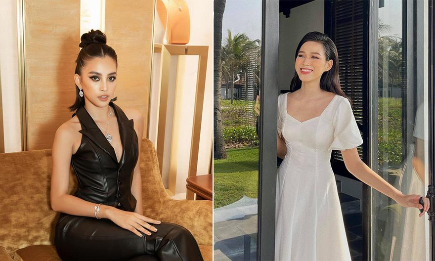 Đỗ Thị Hà đẹp dịu dàng tựa 'nàng thơ' với váy trắng, Tiểu Vy diện áo cổ chữ V nóng bỏng 