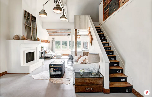 Ngàn cách thú vị để trang trí cầu thang trở nên sinh động