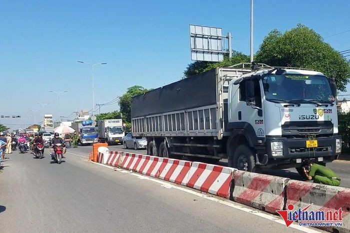 Hiện trường vụ tai nạn giao thông 