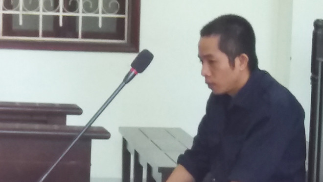  Bị cáo tại phiên tòa.