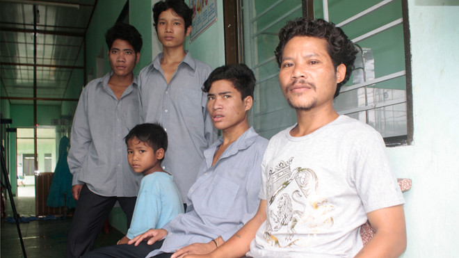 Các bệnh nhân chữa trị tại trung tâm y tế huyện Phước Sơn ngày 15/7