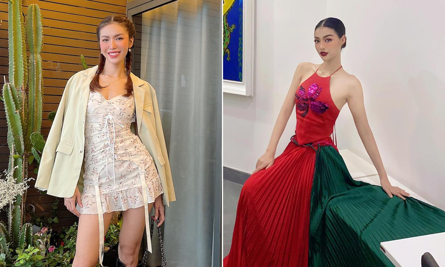 Kiều Loan mặc áo yếm khoe vai trần nuột nà, Minh Tú nóng bỏng với váy ren bó sát 