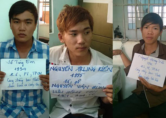 3 đối tượng gây ra 11 vụ cướp tại Cơ quan Công an