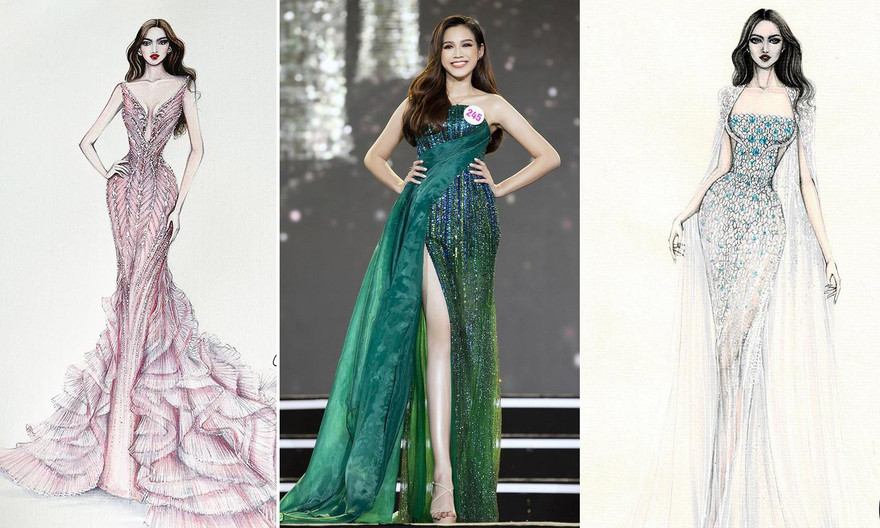 Hé lộ 5 thiết kế váy dạ hội cho Đỗ Thị Hà trong đêm chung kết Miss World khiến fan xôn xao