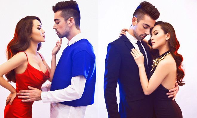 Yến Trang lả lơi ngực đầy bên bạn nhảy ngoại quốc