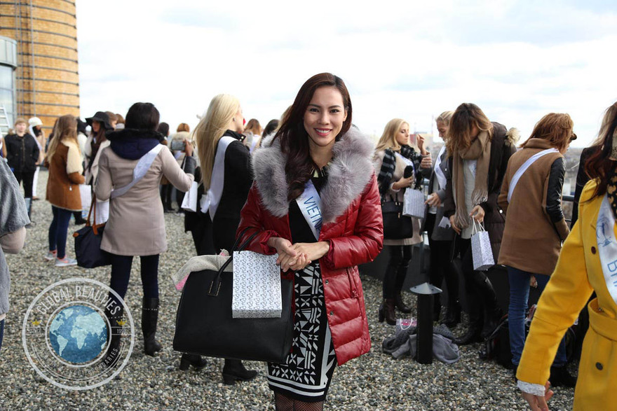 Lệ Quyên sẵn sàng cho chung kết Hoa hậu Siêu quốc gia