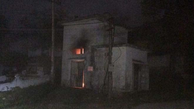 Hiện trường vụ việc.