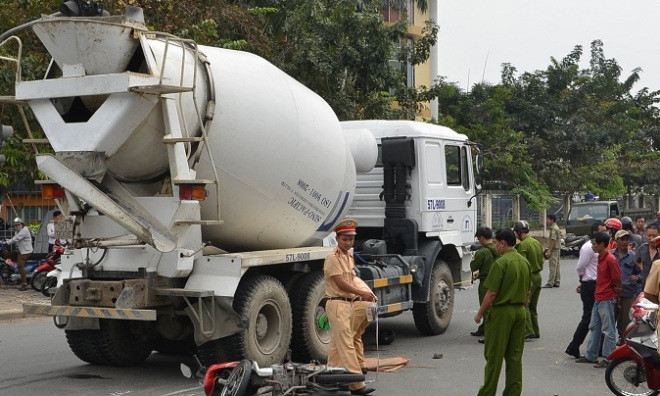 Hiện trường vụ tai nạn. Ảnh: Đông Sơn. 