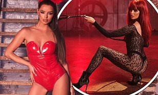 Sao truyền hình Anh quốc nóng bỏng với nội y ren xuyên thấu