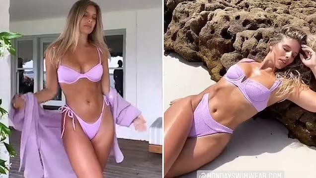 Mẫu áo tắm 9x khoe body với chỉ số 3 vòng 'vàng', cơ bụng số 11 gây ngưỡng mộ