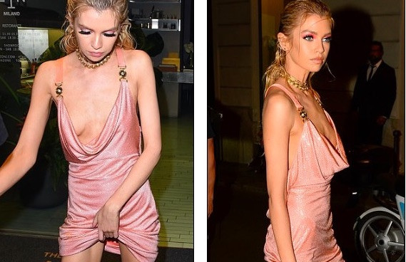 Những hình ảnh hớ hênh phản cảm của chân dài sinh năm 1990 được đăng tải trên Dailymail mới đây khiến người nhìn lắc đầu ngán ngẩm