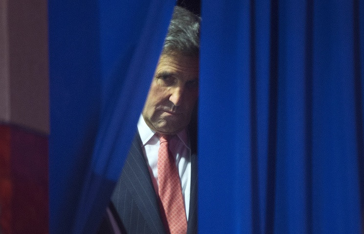 Ngoại trưởng Mỹ John Kerry tin rằng, vũ khí hạt nhân không thể bảo vệ được Saudi Arabia. Ảnh: AP