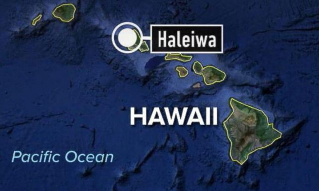 Địa điểm hai chiếc máy bay quân sự Mỹ va chạm. Ảnh: ABC News