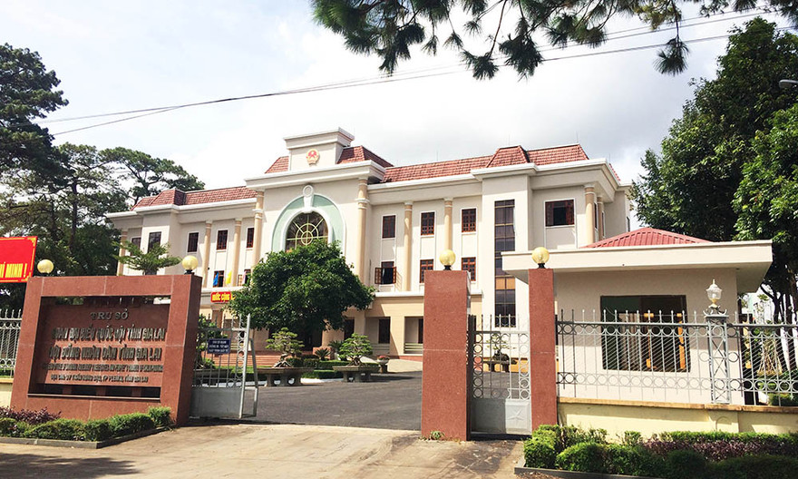 Hội đồng nhân dân tỉnh Gia Lai, nơi 3 cán bộ sai phạm trong quản lý tài chính làm việc.