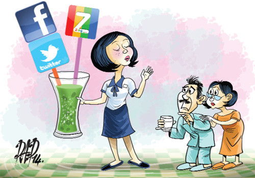 Góc riêng giữa mạng xã hội