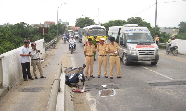 Hiện trường vụ tai nạn