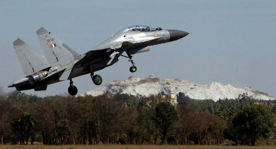 Tiêm kích Su-30MKI của Ấn Độ.