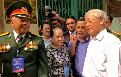 Tổng Bí Thư thăm khu hầm chứa vũ khí của tỷ phú Mai Hồng Quế