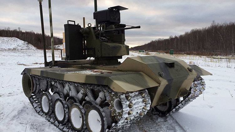 Nga hoàn thành thử nghiệm robot chiến đấu Uran-9 mới