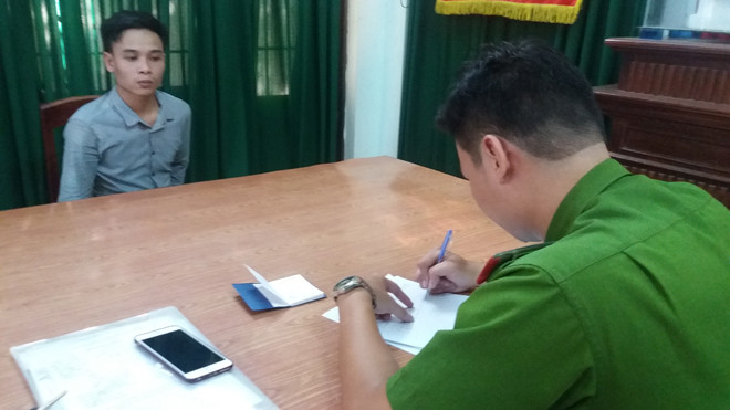 Đối tượng và tang vật vụ cướp 