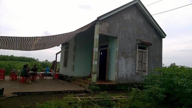 Ngôi nhà nơi xảy ra vụ việc đau lòng