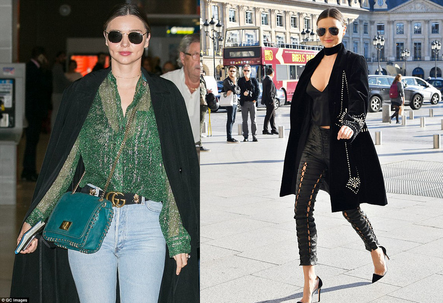 Ngắm Miranda Kerr sexy nổi bật trên phố