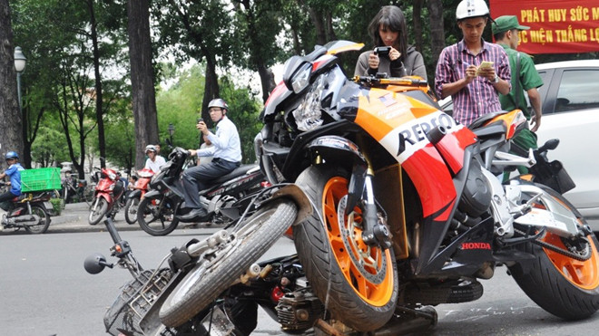 Hiện trường vụ tai nạn