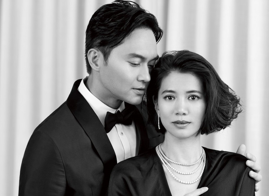 Hạnh phúc ngọt ngào của vợ chồng nam tài tử Trương Trí Lâm 