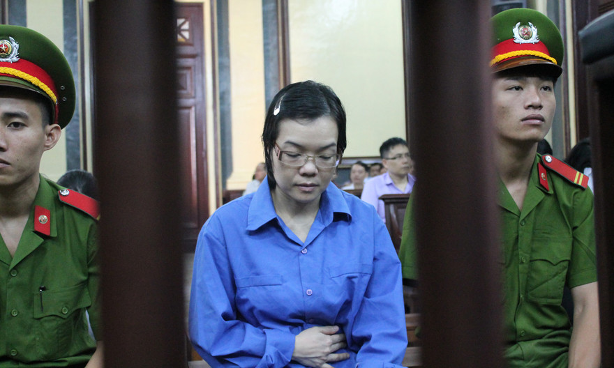 Bị cáo Huyền Như. Ảnh Việt Văn.