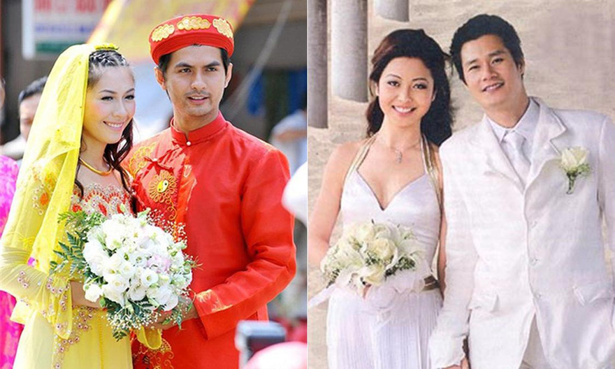 Những sao nam có vợ sở hữu nhan sắc xinh đẹp từng đi thi hoa hậu 