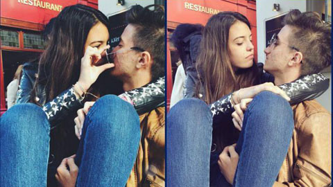 Mới 15 tuổi, quý tử nhà Mourinho đã học đòi yêu đương