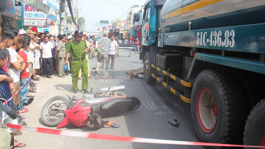 Hiện trường tai nạn. Ảnh: Đông Sơn 