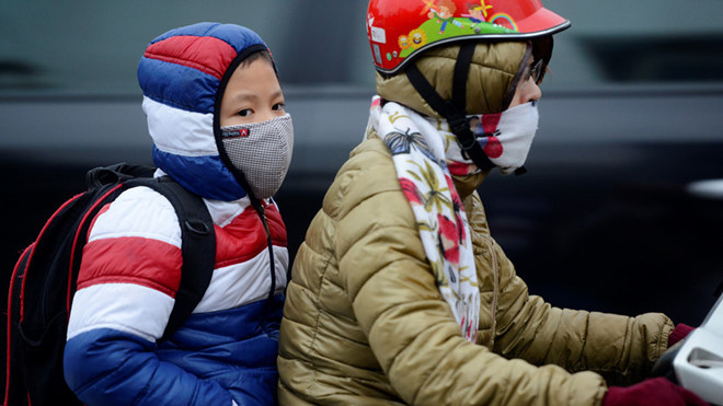 Miền Bắc liên tiếp đón các đợt không khí lạnh tăng cường mạnh.