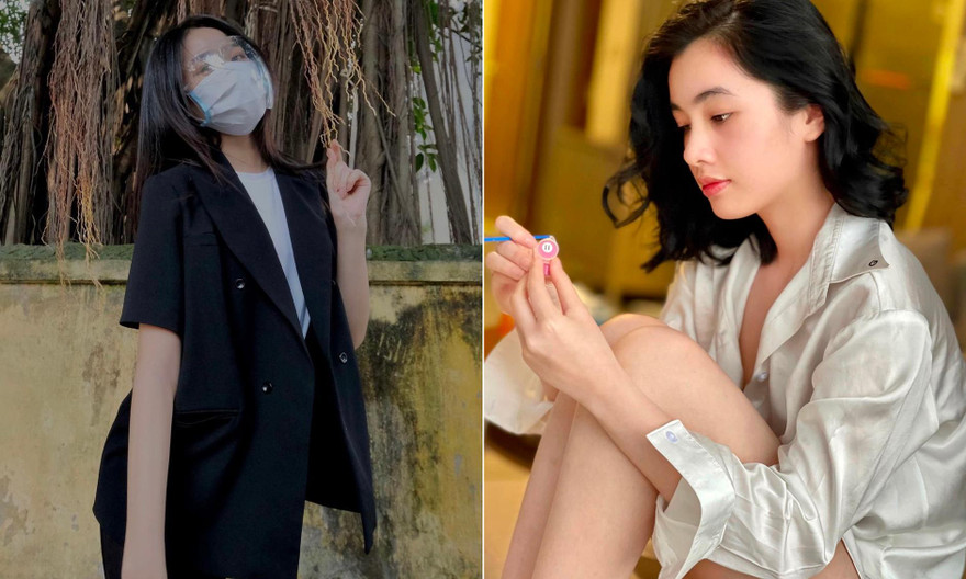 Đỗ Thị Hà mặc vest đen thanh lịch, Cẩm Đan diện mốt sơ mi giấu quần nóng bỏng