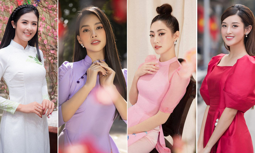 Dàn Hoa-Á hậu gửi lời chúc Tết Tân Sửu tới độc giả báo Tiền Phong