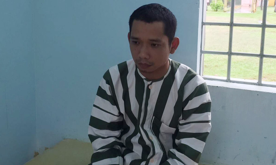 Bị can Lê Lâm Hưng (Ảnh công an cung cấp).